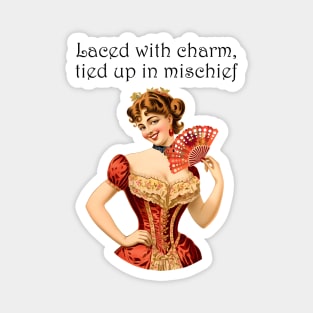 Laced with Charm: Mischief in the Making Magnet