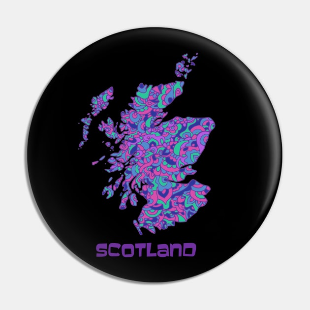 Scotland Map Pin by TimeTravellers