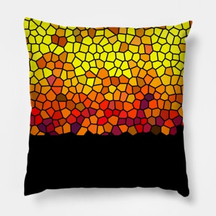 Yellow gradient abstract Pillow