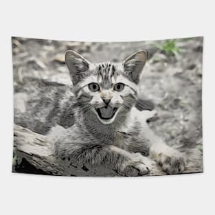 Wild cat / Maléa is looking for the goblin - children's book WolfArt Tapestry