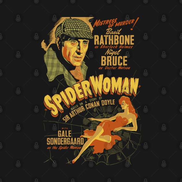 Sherlock Holmes And The Spider Woman Design by HellwoodOutfitters