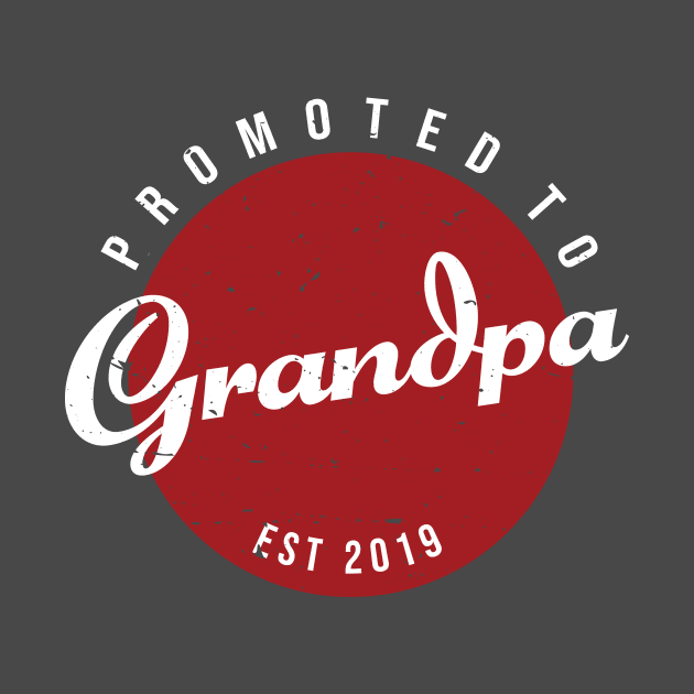 EST 2019 Best Grandpa Shirt, Mens Funny Shirt, Tee For Dad, Fathers Day Gift, Promoted To Grandpa, New Year Gramps Shirt by Terrybogard97