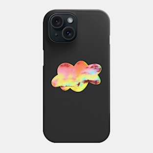 Cloud shape in pastels Phone Case