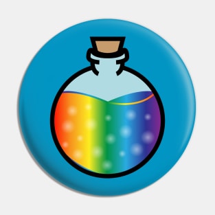 DIY Single Rainbow Potion or Poison for Tabletop Board Games Pin