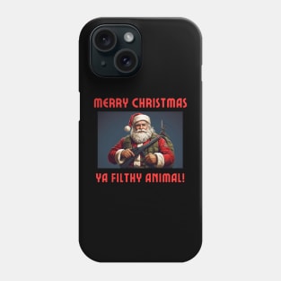 Merry Christmas filthy animal Phone Case