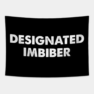 Designated Imbiber, for dark backgrounds Tapestry