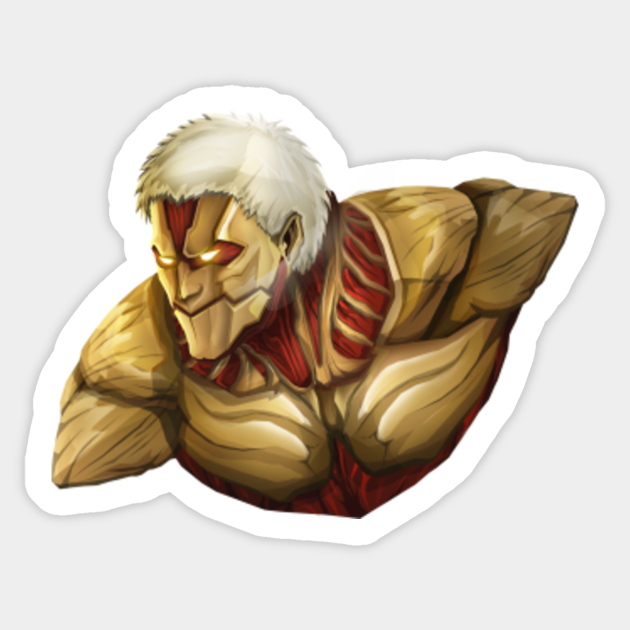 Armored Titan Aot Armored Titan Sticker Teepublic But seeing aot cast react to stuff like this is too much fun. armored titan aot