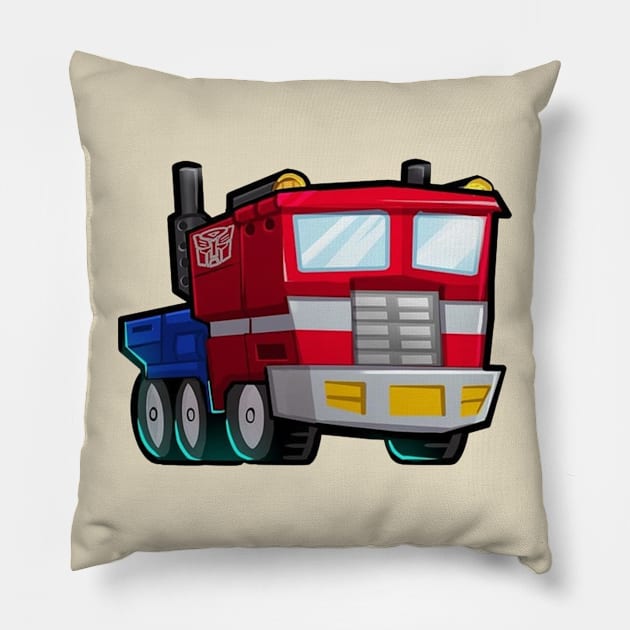 optimus prime Pillow by mprokolo corgi