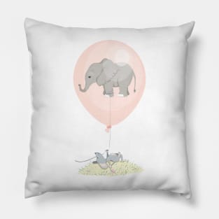 Flying elephant Pillow