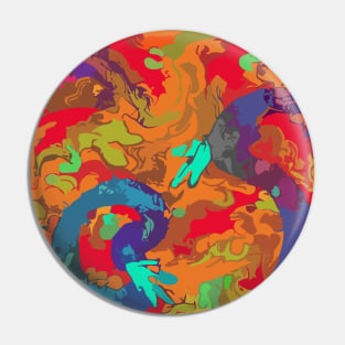 Abstract Dragon Pin