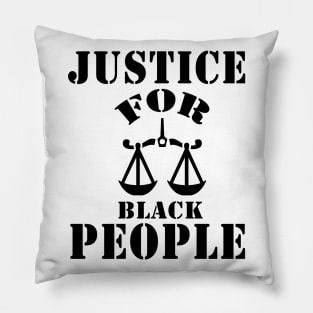 justice for black people Pillow