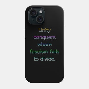 Unite against fascism. Phone Case