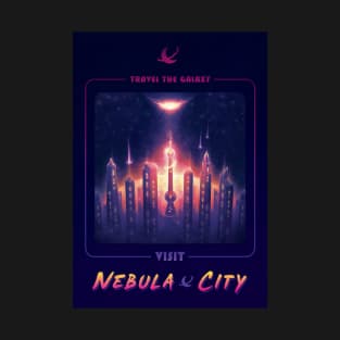 Nebula City Poster T-Shirt