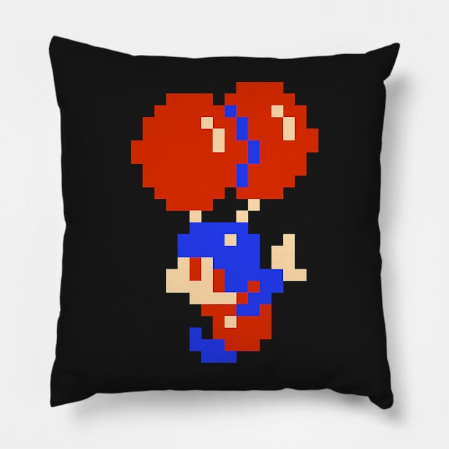 Balloon Fighter Pillow by Delsman35