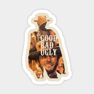 The Good The Bad and The Ugly Cowboy Magnet