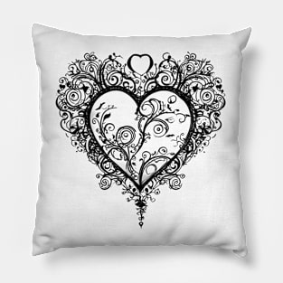 AI Art | Fancy Heart Pillow