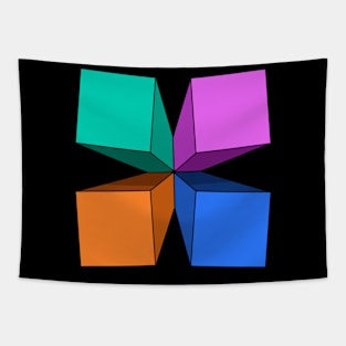 Geometric Bliss Tapestry