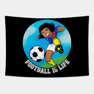 Football is life Tapestry