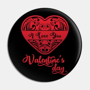 'I Love You' Cute Valentine's Day Pin