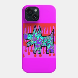 purple puppy 24 Phone Case