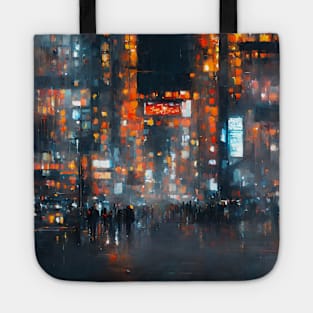 Night Cityscape Tote