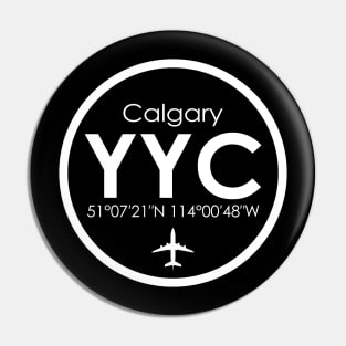 YYC, Calgary International Airport Pin