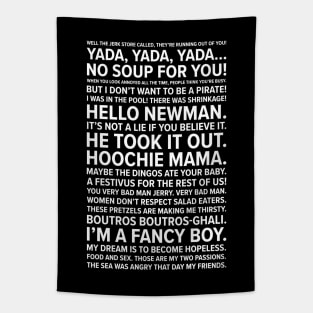 Seinfeld Quotes Tapestry