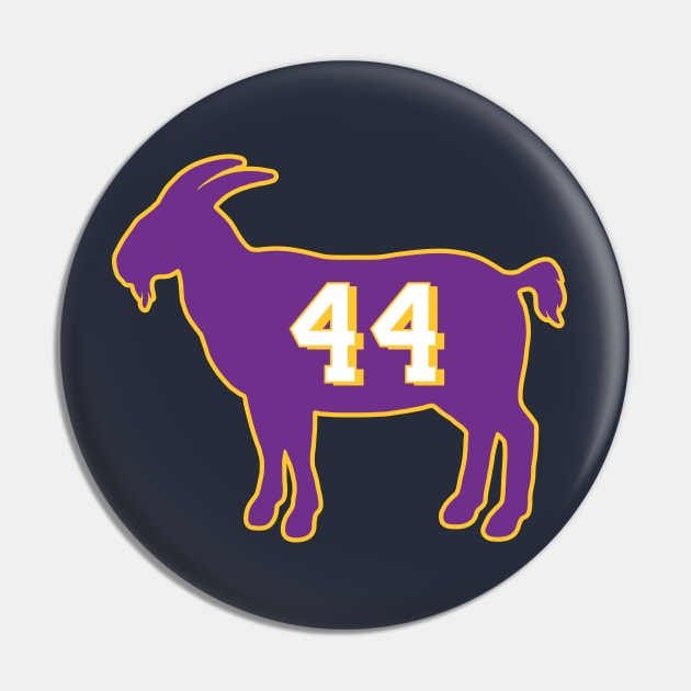 Jerry West Los Angeles Goat Qiangy Pin by qiangdade