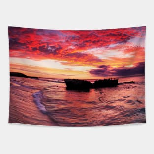 Trigg Beach Sunset Tapestry