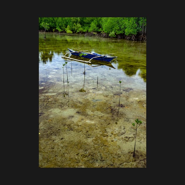 Boat in the mangrove lake by likbatonboot