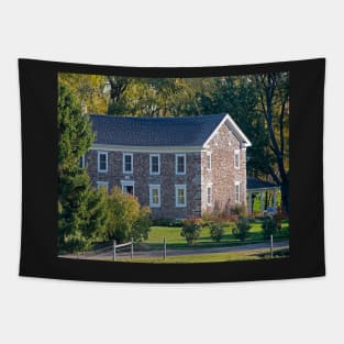 1830's Cobblestone, Wayne County, NY, USA Tapestry