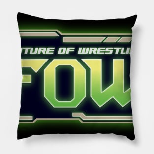 Future Of Wrestling Logo Pillow