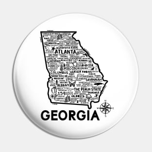 Georgia Map Pin