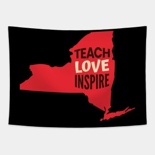 New York Teacher Teach Love Inspire Tapestry