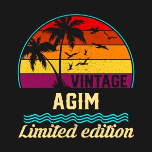 Vintage Agim Limited Edition, Surname, Name, Second Name T-Shirt