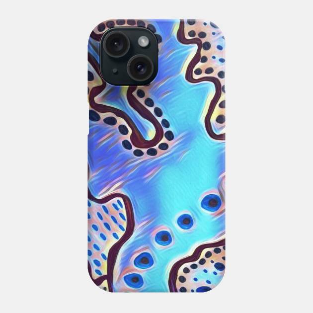 African Particle Art Phone Case by Cozy infinity