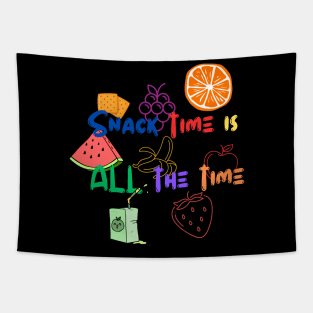 Snack time is ALL the time Tapestry