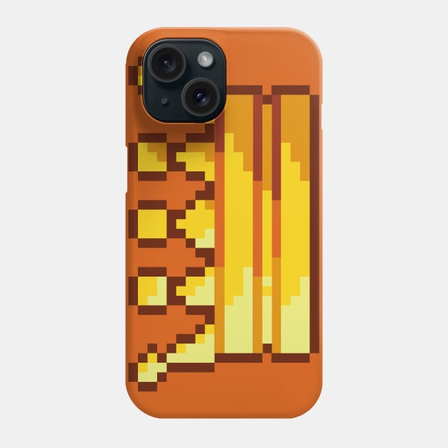 king's crown pixel Phone Case by Poulpimousse