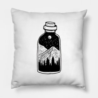 Starry night in a bottle Pillow