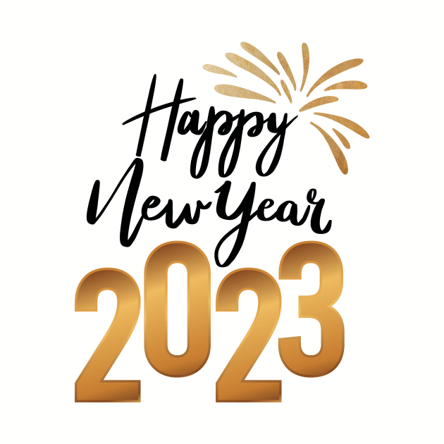 Happy New year 2023happy new year by TextureMerch