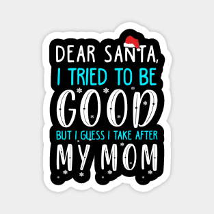 Funny Christmas Sweater For Kids. Magnet