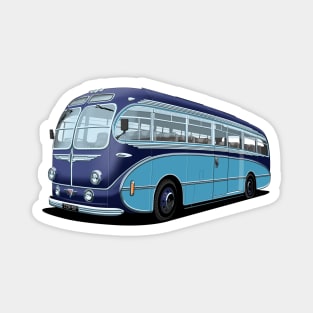 1952 AEC Regal Coach in light and dark blue Magnet