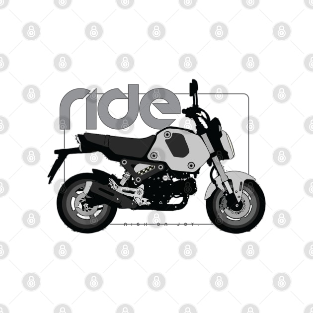 Ride grom 21 bw by NighOnJoy