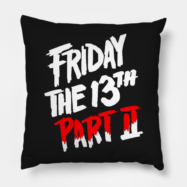 Friday the 13th Part2 Pillow by Lauderdalle