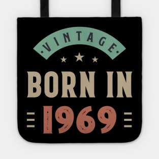 vintage born in 1969 Tote