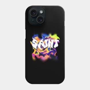 Groovy Text Saint Phone Case