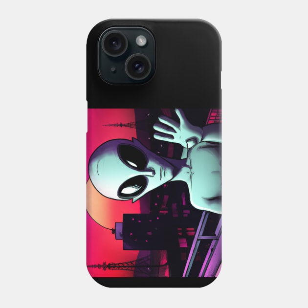 Friendly Alien Phone Case by Starbase79