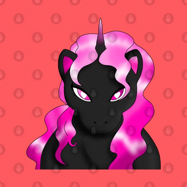 Goth Unicorn baby by ArielSRM