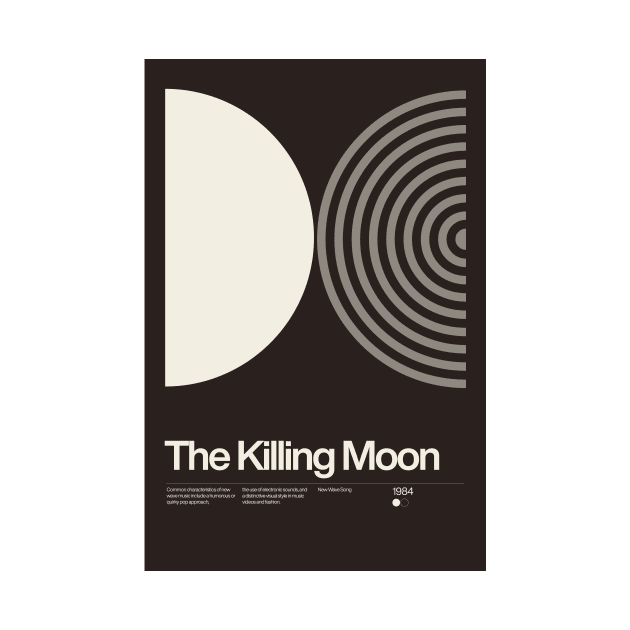 The Killing Moon Inspired Lyrics Design by sub88