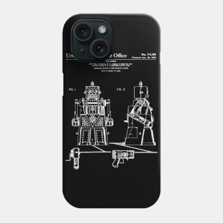 Robert the Robot Toy Patent White Phone Case